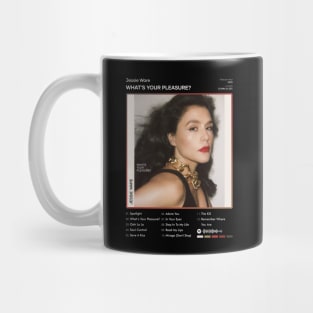 Jessie Ware - What's Your Pleasure? Tracklist Album Mug